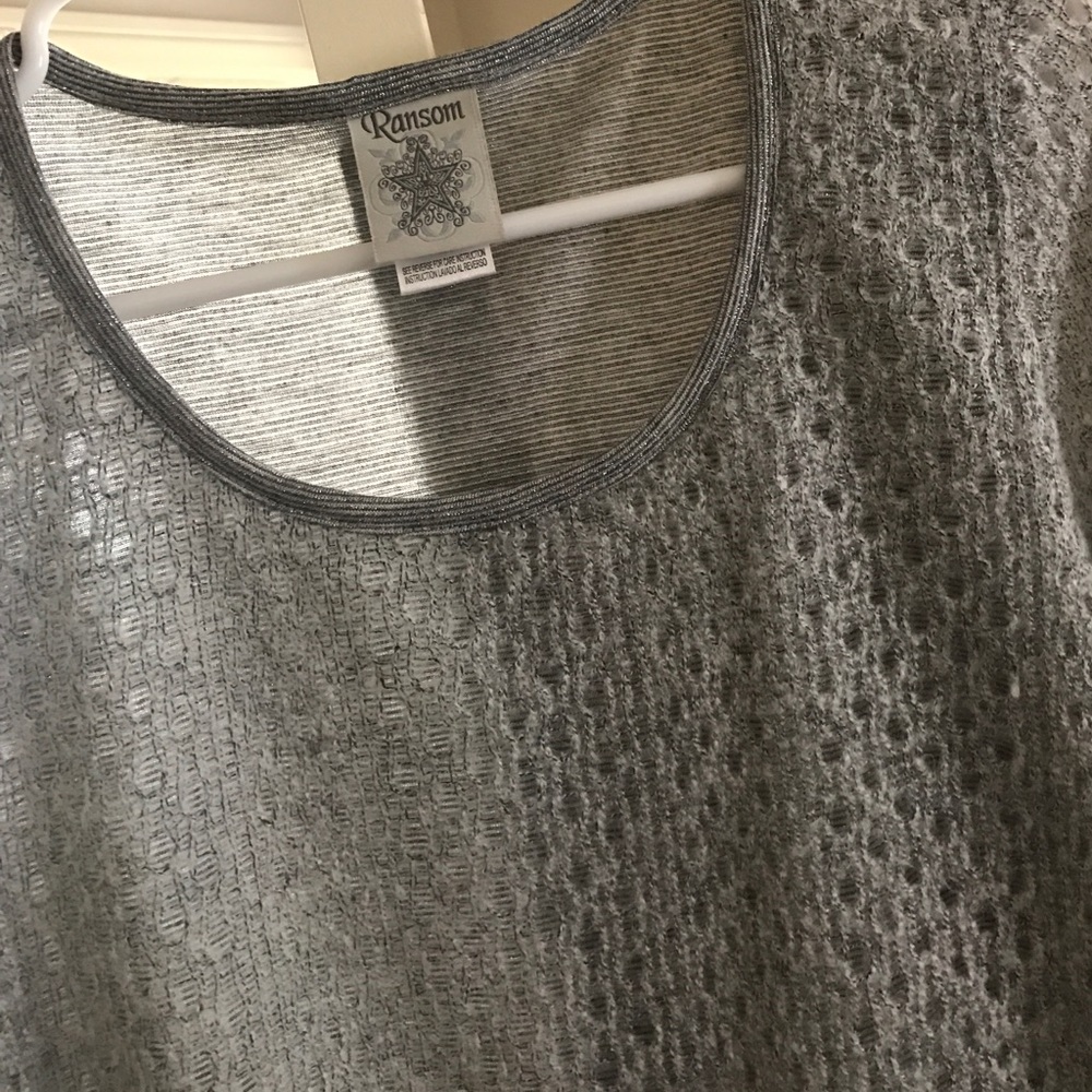 Silver Ransom Sweater ⭐️ - Picture 2 of 4