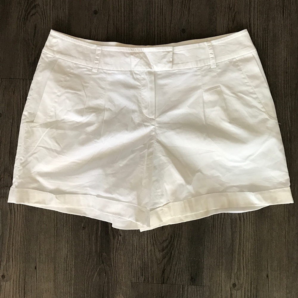 Designer White Shorts