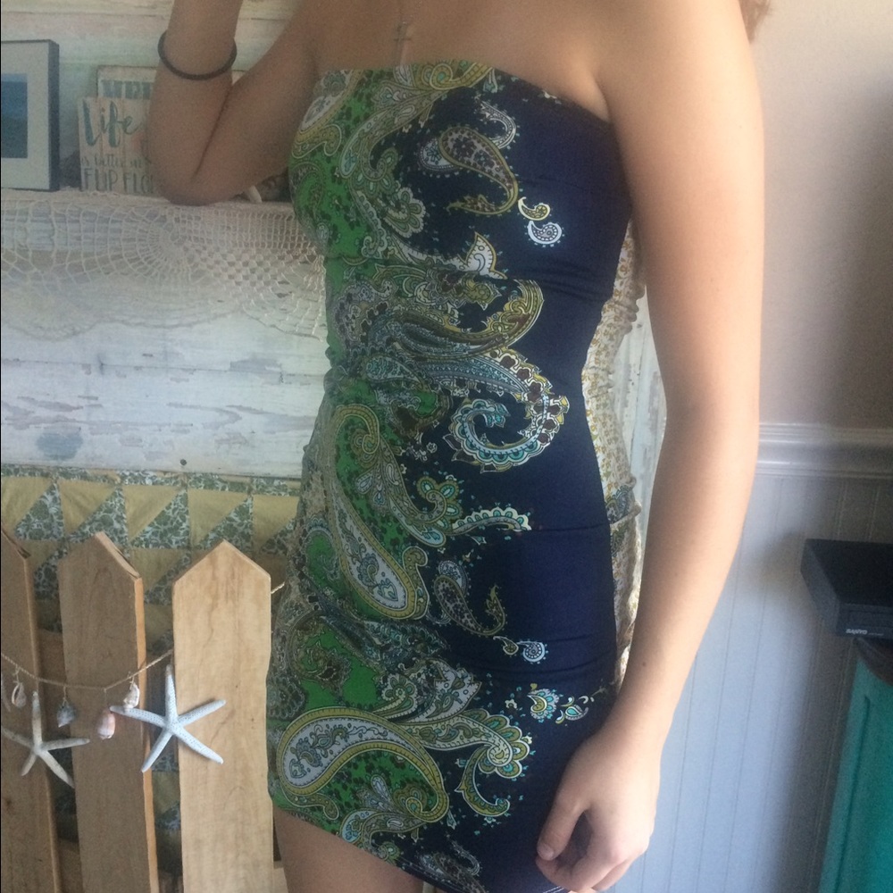 Rubber Ducky Inc strapless dress