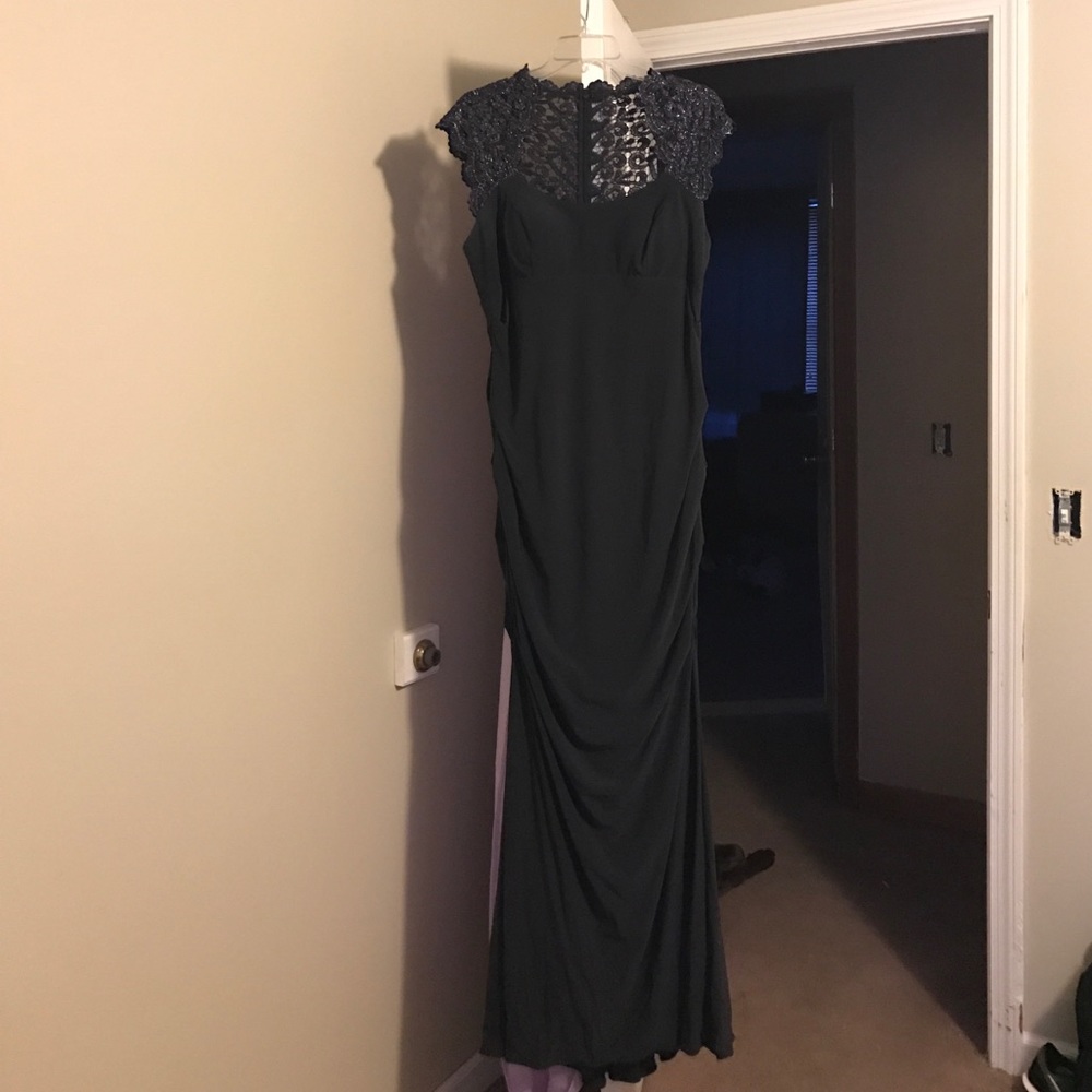 Caché Charcoal Grey Dress