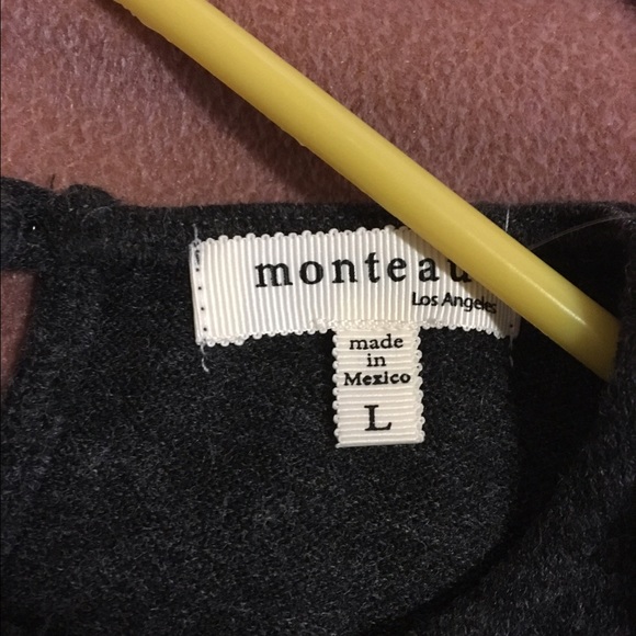 Monteau Los Angeles Dark Gray Dress - BRAND NEW - Picture 6 of 6