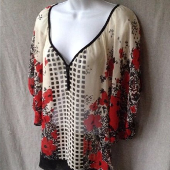 Anthropologie Fei Top Semisheet Blouse - Picture 3 of 4