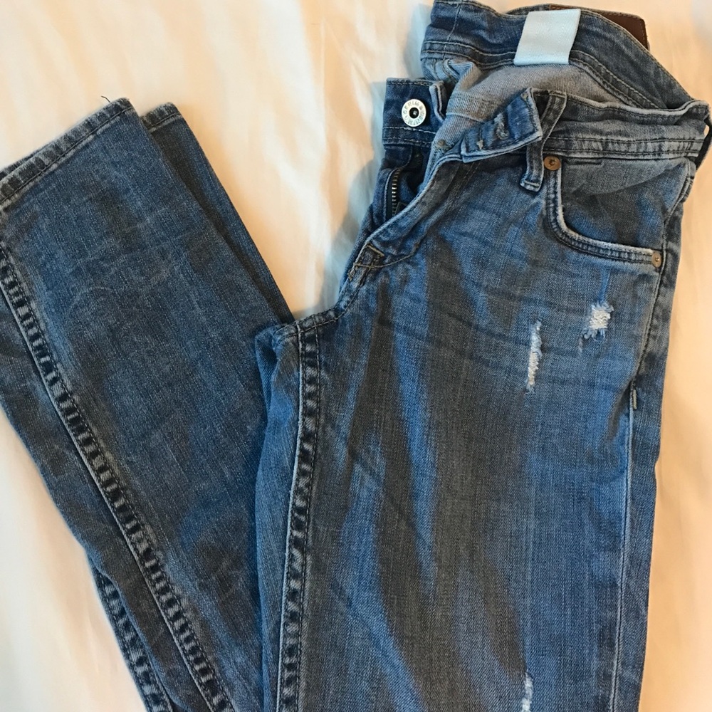 skinny low waist jeans // h&m // size 25
