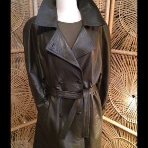 GIVE AWAY PRICE Butter Soft Italian Leather Trench
