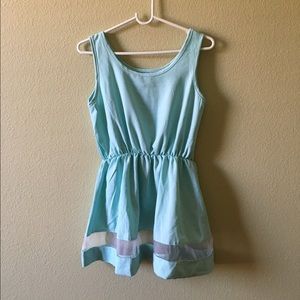 Tiffany blue tunic