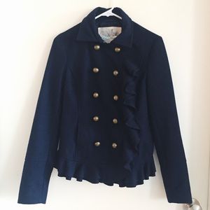 Kimchi Blue Ruffle Coat