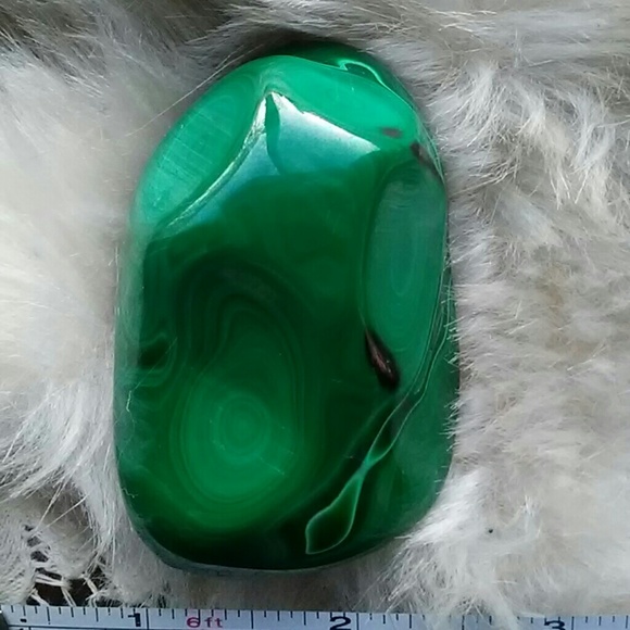 1 Malachite Palm Stone, Crystal Healing - Picture 1 of 3