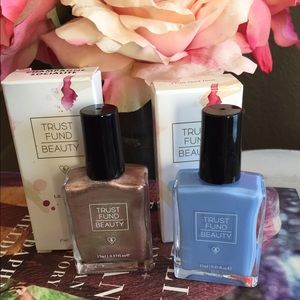 Two brand new Trust Fund nail polishes