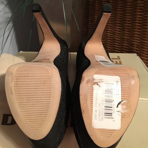 🔥NIB Diesel Melrose Ashly Black Denim Pump🔥 - Picture 5 of 5