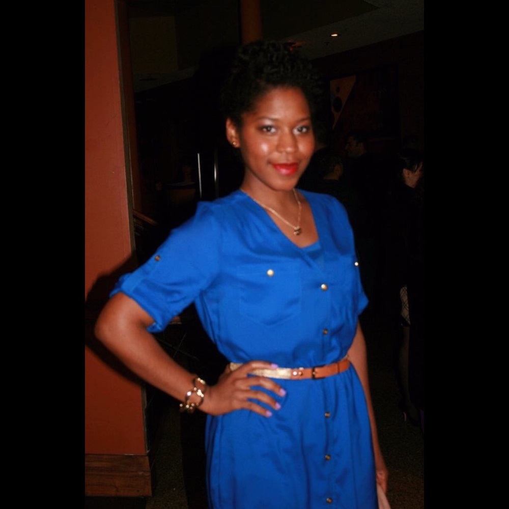 ❌No longer available❌ Cobalt Blue Shirt Dress