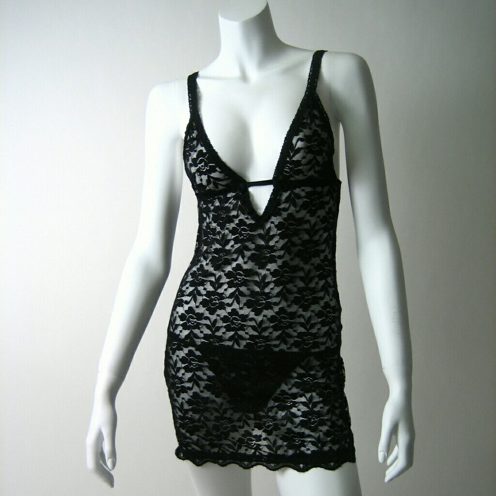 NWT sexy lingrie lace mini dress