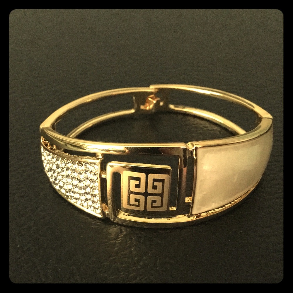 Sparkling And Fresh African Rhinestone Bangles