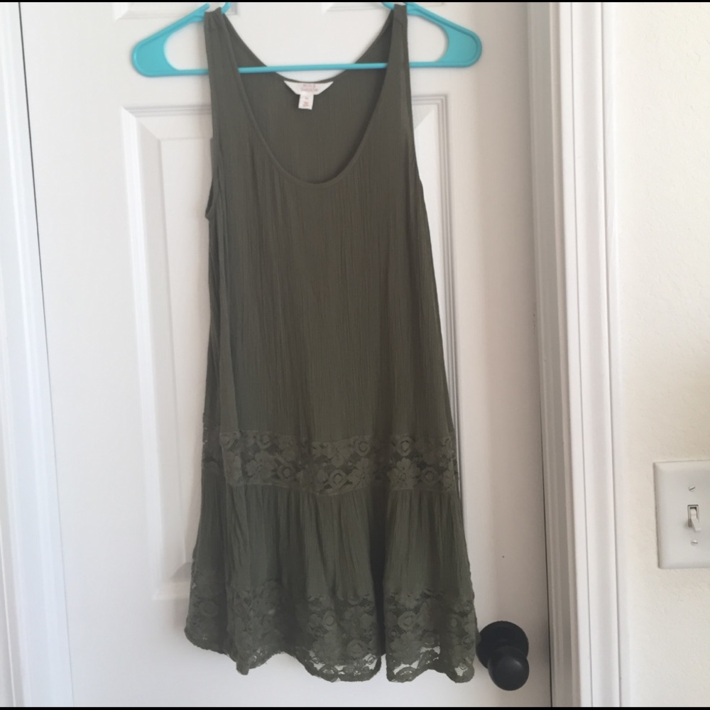 Olive green tunic