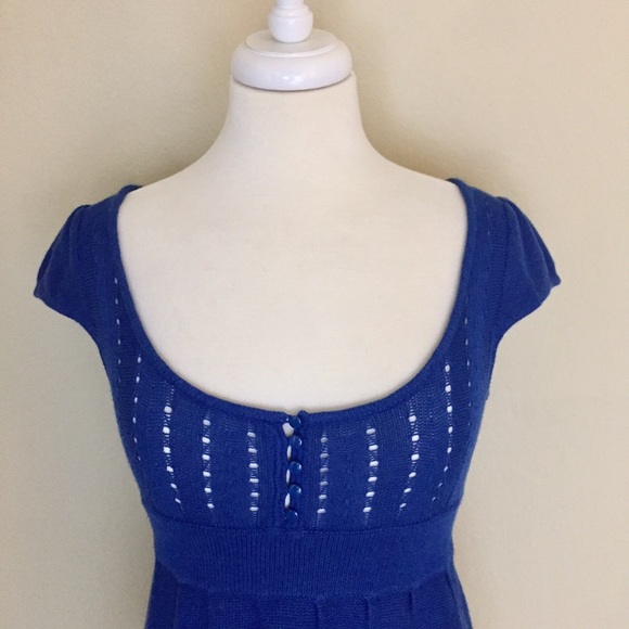 Free People Royal Blue Top Size S - Picture 4 of 7