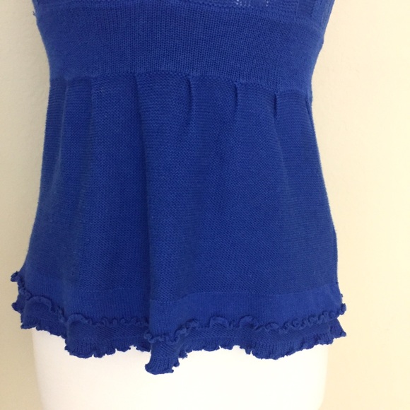 Free People Royal Blue Top Size S - Picture 5 of 7
