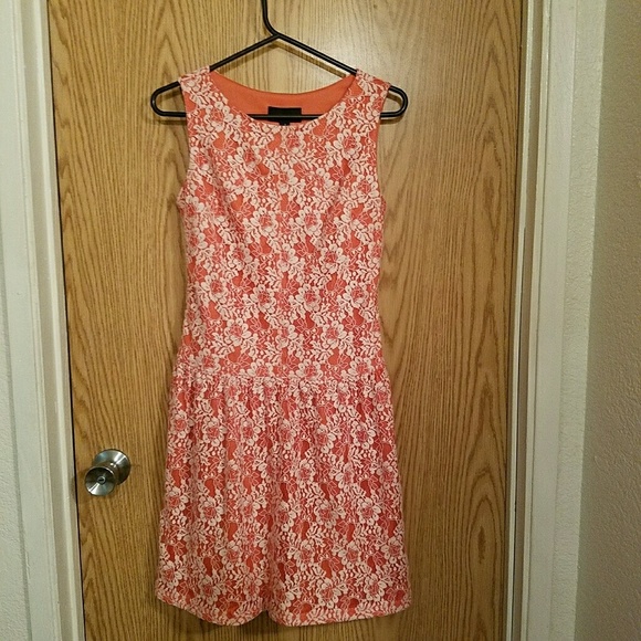 Cynthia Rowley A line lace overlay dress. - Picture 3 of 4