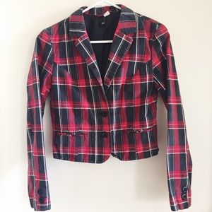 H&M Plaid Blazer