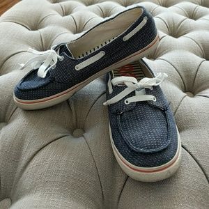 Roxy boat shoes.