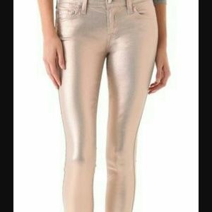 7 for all mankind rose gold jeans