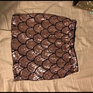 Sequin skirt