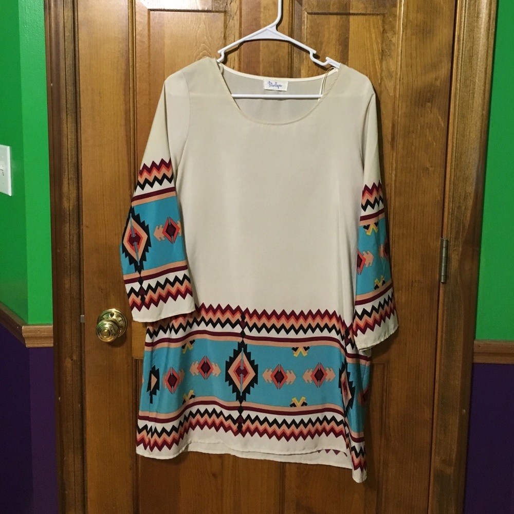 Bluetique size large Navajo Aztec dress