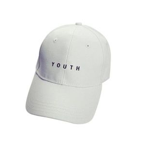 WHITE YOUTH BASEBALL CAP