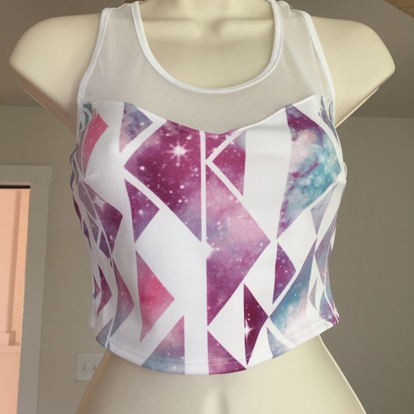 Galaxy crop tank - Picture 1 of 3