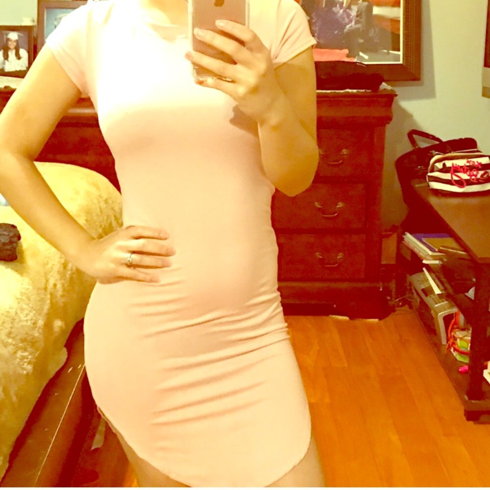Pink/peach dress