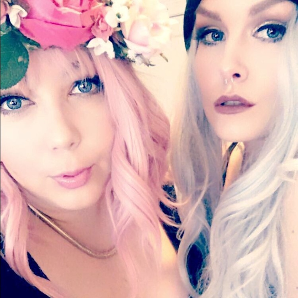 Two broke babes. Trying to make money for pho.