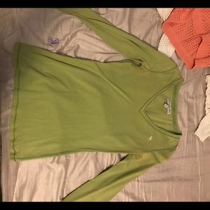 Green long sleeve shirt