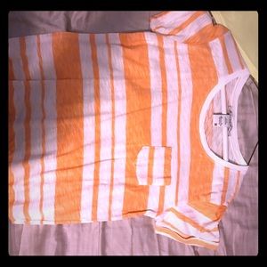 Striped shirt sleeve