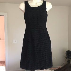 Black lace like dress