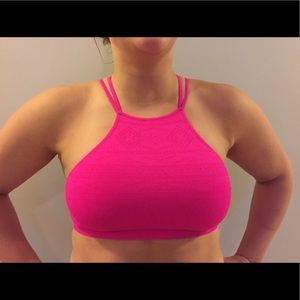 Victoria Secret crisscross back high neck bralette