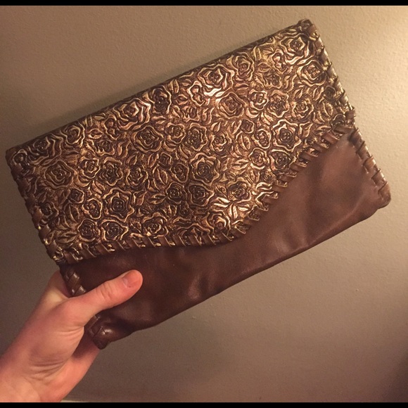 Faux Leather clutch - Picture 1 of 4