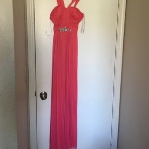 Pink prom dress