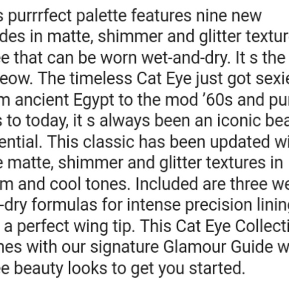 *SALE* Too faced Cat eye pallet - Picture 3 of 5