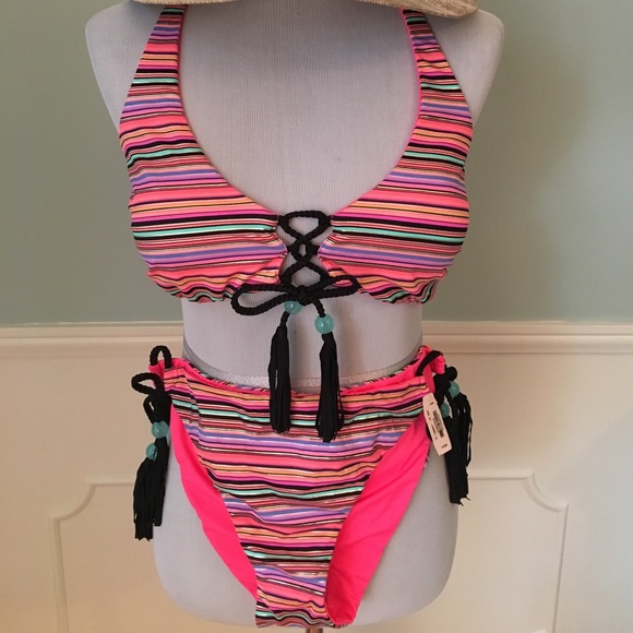 Victoria's Secret Other - NEW Victoria's Secret Lace-Up Bikini