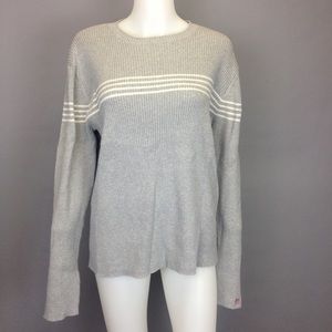 Ralph Lauren Polo Jeans Mens Ribbed Knit Gray XXL