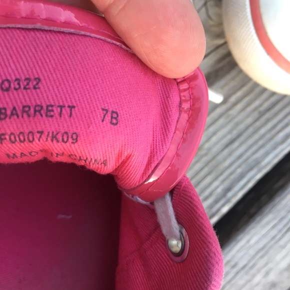 SZ 6.5 Coach Sneakers in Pink Poppy! EUC! - Picture 4 of 6