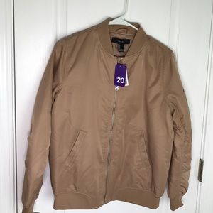 Tan bomber jackets
