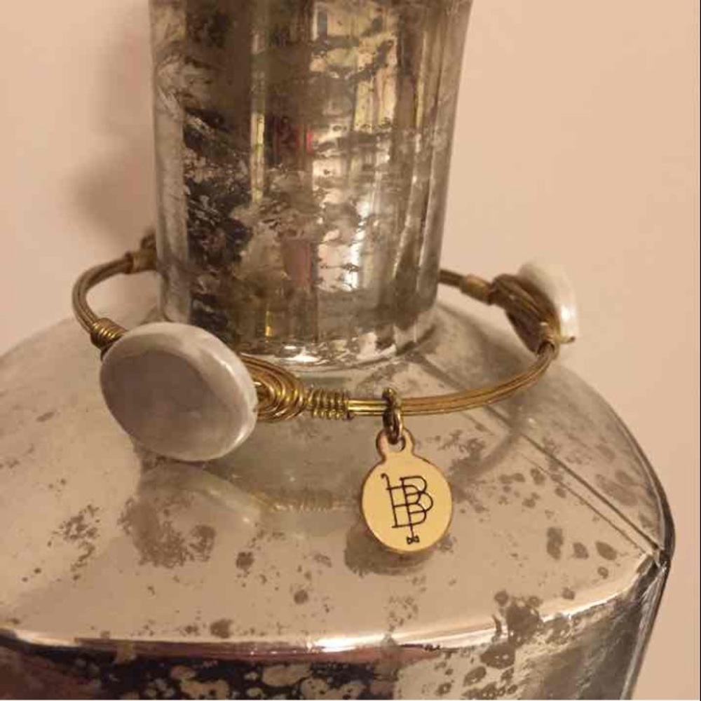 Bourbon and Bowties Pearl Bangle
