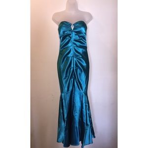 Teal/turquoise mermaid dress