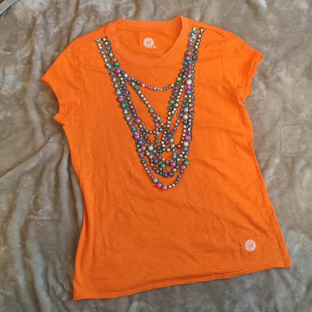 DoubleD Ranchwear short sleeve beaded tshirt