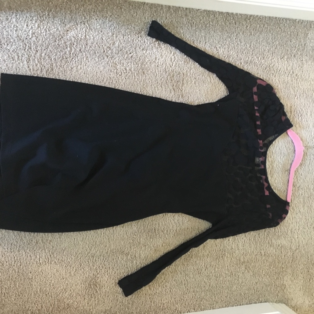 Mini black dress