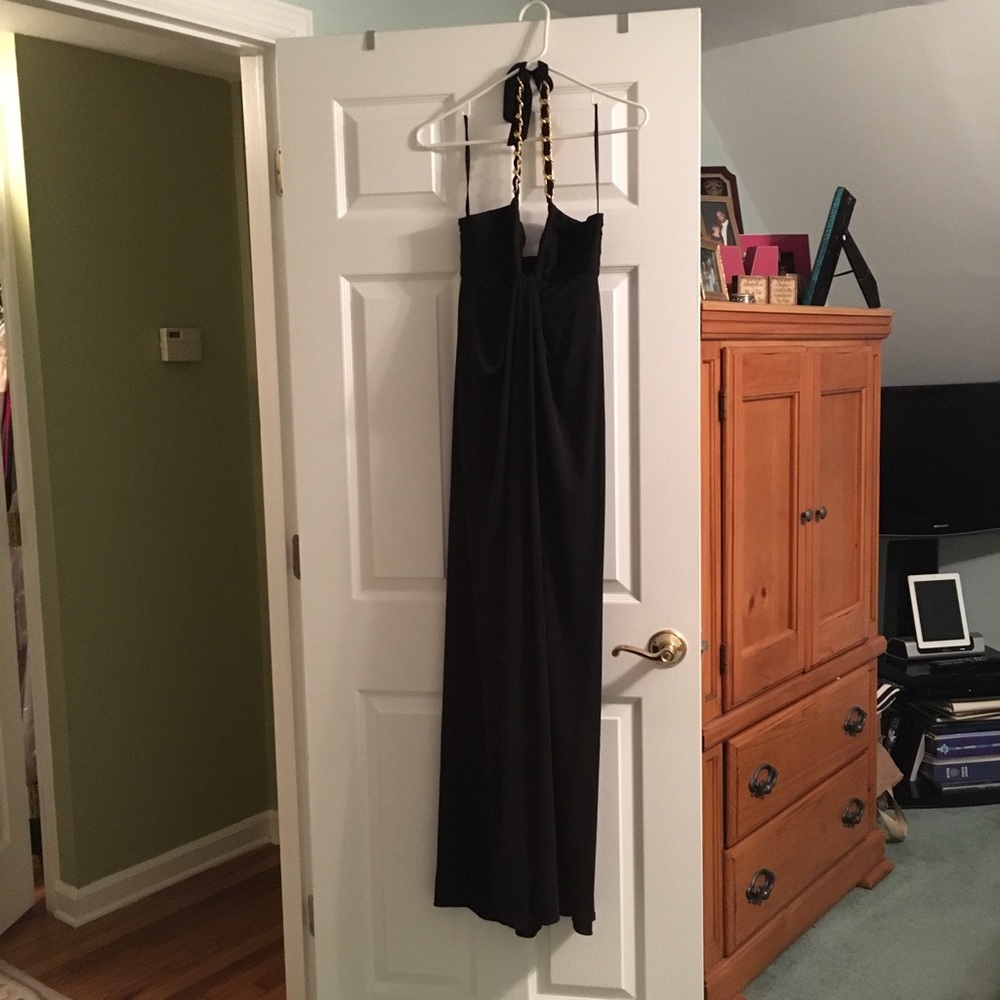 BCBG long black dress