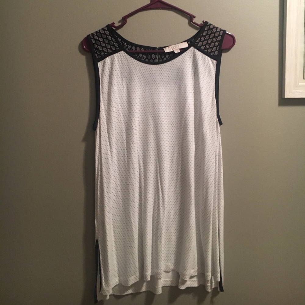 Polka Dot Loft Shift Blouse