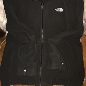 North Face zip up sweater