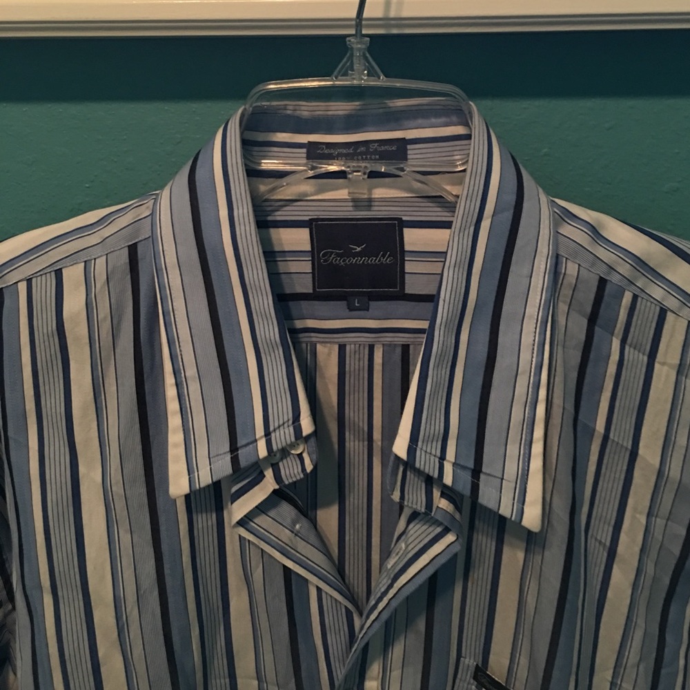 Faconnable Men's Long sleeve shirt in L.