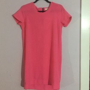 Pink short sleeve dress