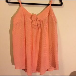 Rebecca Taylor silk peach cami